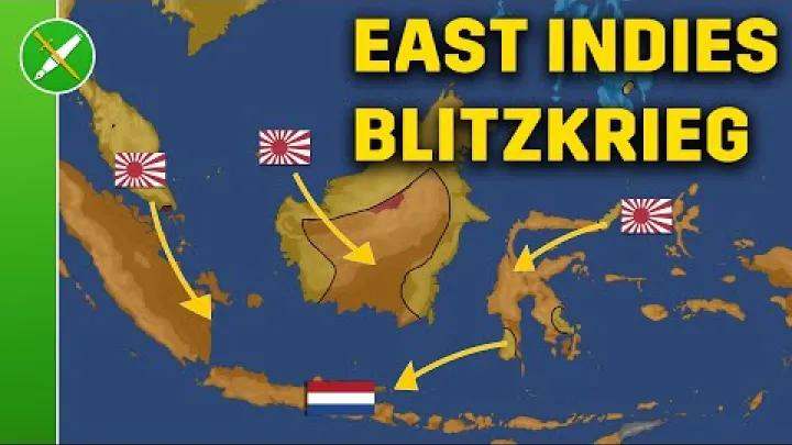 Preview image for the video "Blitzkrieg Kaakkois-Aasiassa - Japanin valloitus Indonesiasta (animaatio)".