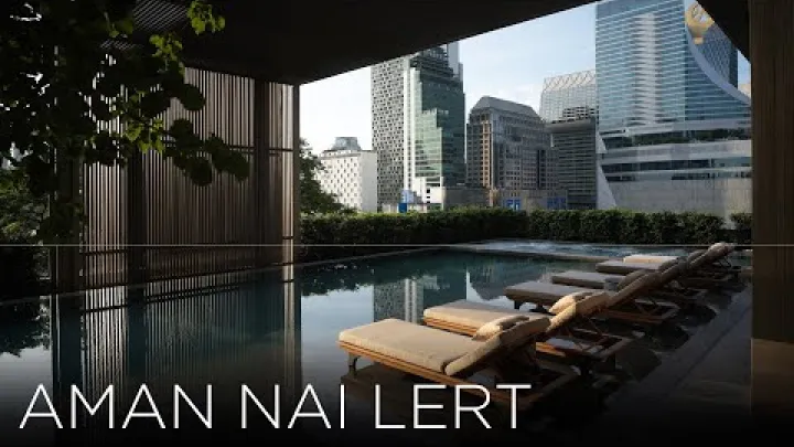 Preview image for the video "AMAN NAI LERT BANGKOK | Бангкоктеги ең жаңа люкс қонақүйдің ішкі бейнесі 4K толық тур".