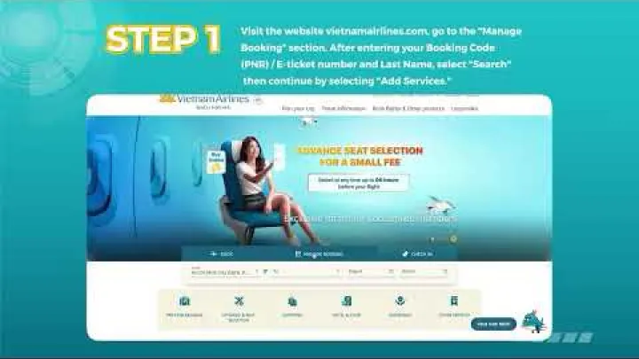 Preview image for the video "Vietnam Airlines ਦੀ ਵੈਬਸਾਈਟ ਤੇ ਟਿਕਟ ਬਦਲਣ ਲਈ ਹਦਾਇਤਾਂ".