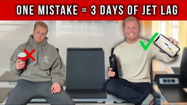 Preview image for the video "Jet lag to kiven bachainge Lambi udaan layi tips".