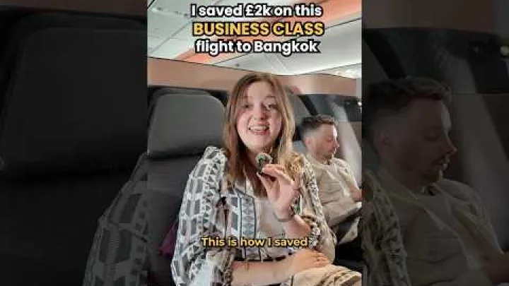 Preview image for the video "من 2000 £ با اين پرواز BUSINESS CLASS به بانكوك صرفه جويي كردم".