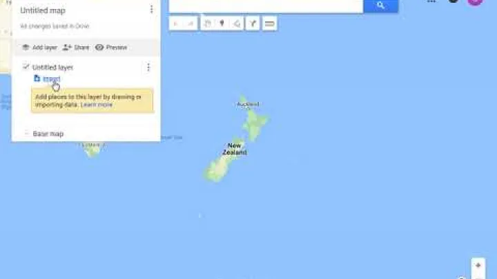 Preview image for the video "Google Maps te KML file kiven upload karo".