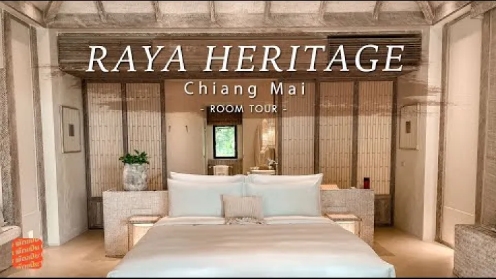 Preview image for the video "Raya Heritage Chiang Mai [4K] סיור בחדר Sunset Suite עם כתוביות".