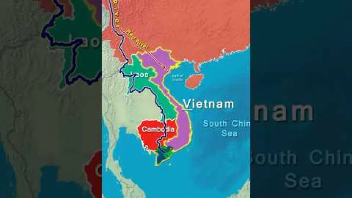 Preview image for the video "வரைபட அனிமேஷனில் வியட்நாம் #worldgeography #vietnam #upsc #geography".