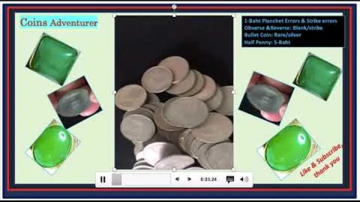 Preview image for the video "1 باہت پلانچے اور سٹرائیک خامیاں - نایاب تھائی سکے".