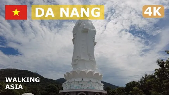 Preview image for the video "Vietnam Da Nang Pagoda Linh Ung Peninsula Son Tra Sanamu ya Lady Buddha Ziara kwa Miguu 4K".