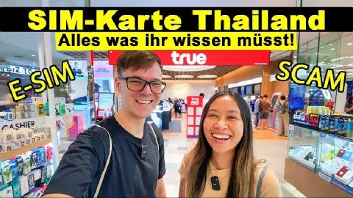 Preview image for the video "📵 Touristenfalle? Die besten SIM Karten in Thailand 2025 TRUE AIS eSIM 7ELEVEN BANGKOK VLOG 116".