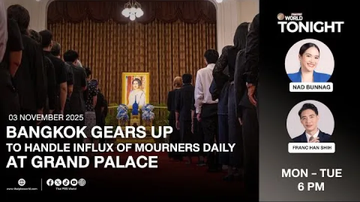 Preview image for the video "Thai PBS World Tonight | 3. november 2025".