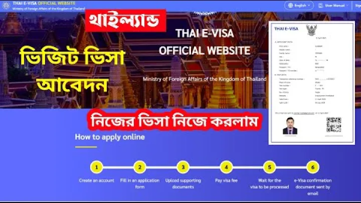 Preview image for the video "Tayland eVisa online basvuru Tam surec - Turistik vize".