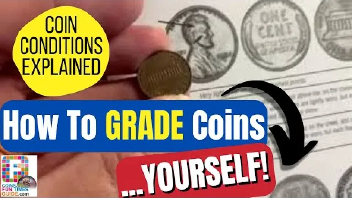 Preview image for the video "Kaip ĮVERTINTI monetas pats kad nustatytumėte VERTĘ [Monetos būklė 101]".