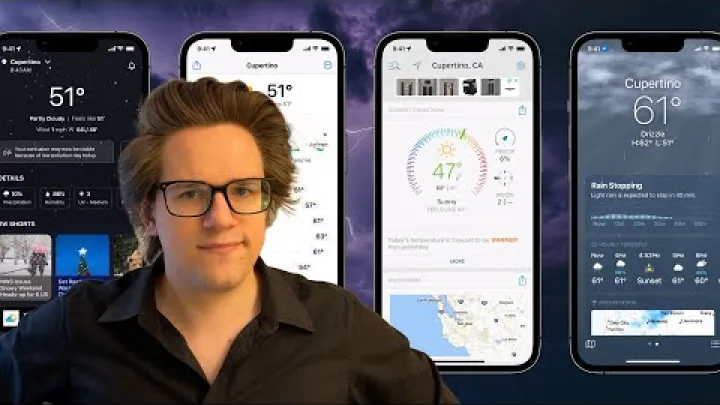 Preview image for the video "All the Best Weather Apps for iPhone".