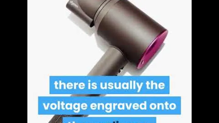 Preview image for the video "How do I know if my hair dryer is dual voltage?".