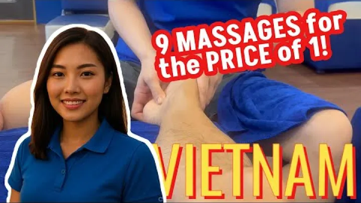 Preview image for the video "9 MASSAGES for the PRICE of 1!! VIETNAM".