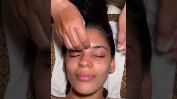 Preview image for the video "ASMR: Super Relaxing Hot Stone Massage! #shorts".