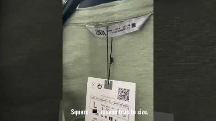 Preview image for the video "Vidokezo vya saizi Zara! #shopping #zara #shorts".