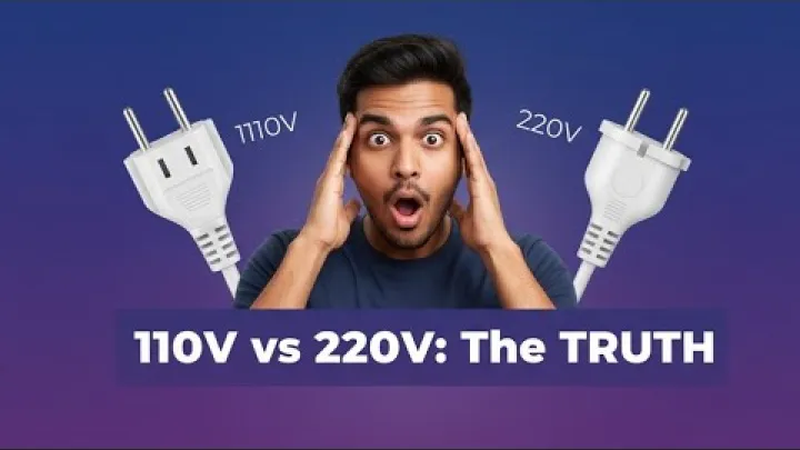 Preview image for the video "Difference Between 110V vs 220V Why United States uses 110 Volts and not 220 Volts".