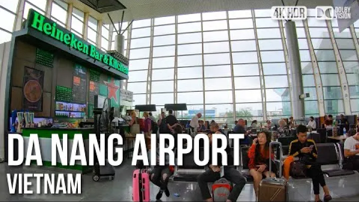 Preview image for the video "Uwanja wa Ndege wa Da Nang (Đà Nẵng) - Vietnam [4K HDR] Ziara kwa Kutembea".