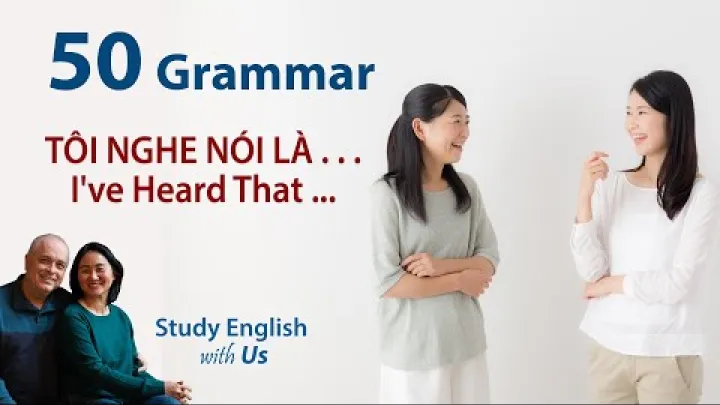 Preview image for the video "Dilbilgisi 50 - Duydum ki ... TÔI NGHE NÓI LÀ . . .".