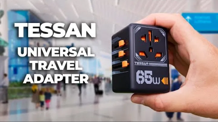 Preview image for the video "Tessan 65W Universal Travel Adaptor - The Only Charger You Will Ever Need!".