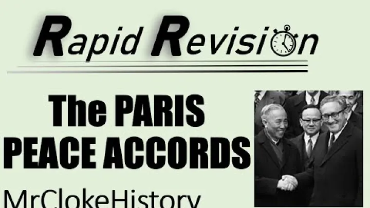 Preview image for the video "Revisao Rapida GCSE Historia: Os Acordos de Paz de Paris 1973".
