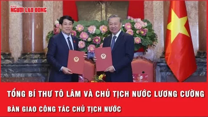 Preview image for the video "เลขาธิการใหญ่ Tô Lâm และประธานประเทศ Lương Cường ส่งมอบงานประธานประเทศ | ข่าว".