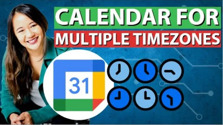 Preview image for the video "Google Kalender handledning för flera tidszoner".