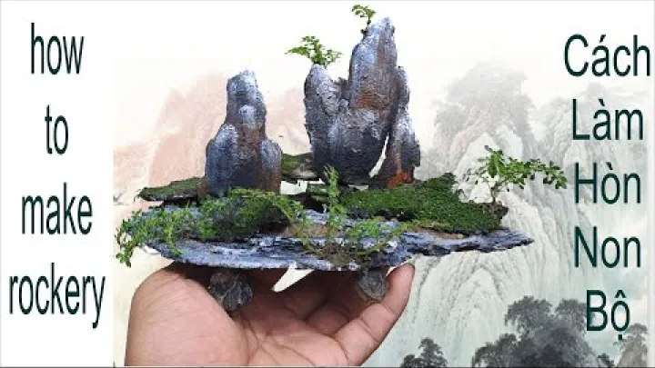 Preview image for the video "How to make a non bo miniature rock landscape | Basic steps to make a non bo | Non bo mini | thoche #70".