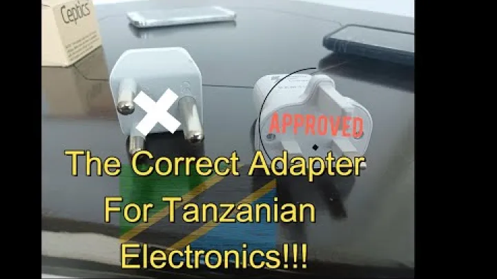 Preview image for the video "TRAVEL TIPS FOR TANZANIA- CHOOSING THE CORRECT ELECTRONIC ADAPTER FOR YOUR GADGETS #travel #tips".