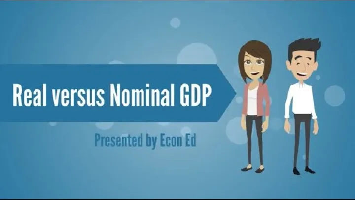 Preview image for the video "Real vs Nominal GDP".