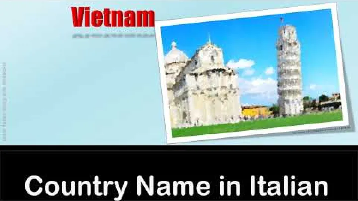Preview image for the video "Vietnam~How to say Vietnam in Italian".