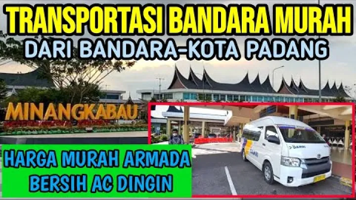 Preview image for the video "Billig transport fra Minangkabau Lufthavn til byen Padang med Damri 2025".