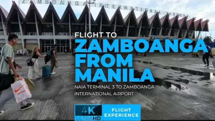 Preview image for the video "پرواز مانیل به زامبوانگا از ترمینال ۳ فرودگاه نینوی آکوئینو (NAIA) به فرودگاه بین‌المللی زامبوانگا با هواپیمایی سبو پسیفیک (Cebu Pac)".
