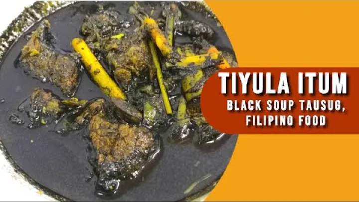 Preview image for the video "TIYULA ITUM (ČERNÁ POLÉVKA, TAUSUG JÍDLO Z Filipíny)".