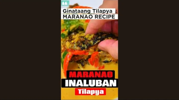 Preview image for the video "INALUBAN A TILAPYA ginataang tilapya recept ve stylu Maranao".