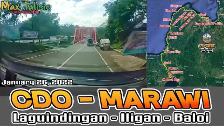 Preview image for the video "Videomatka - Cagayan de Oro Citysta Marawi Cityyn Laguindinganin ja Iligan Cityn kautta".