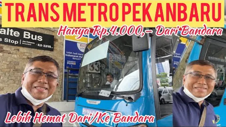 Preview image for the video "Viaggio sul Trans Metro Pekanbaru | Biglietto Rp.4.000,— da/per l'Aeroporto Sutan Syarif Kasim 2".