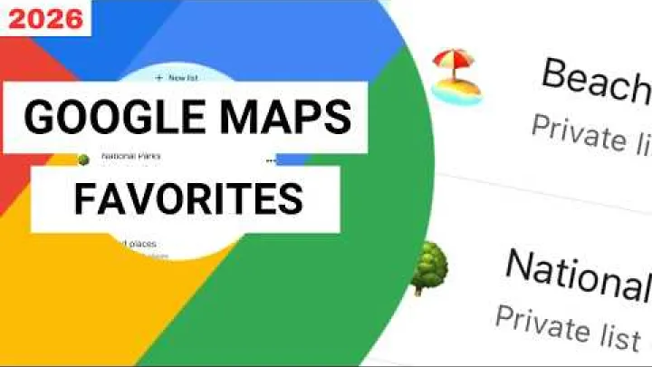 Preview image for the video "Google Maps: Orte speichern, Listen erstellen und Lieblingsorte teilen".