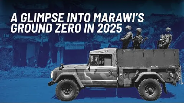 Preview image for the video "Uno sguardo al ground zero di Marawi nel 2025".