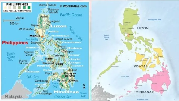 Preview image for the video "Physische und politische Karte der Philippinen | Karte der Mindanao-Inseln UPSC 2018".