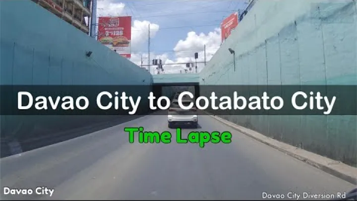 Preview image for the video "Time-lapse af vejen fra Davao City til Cotabato City".