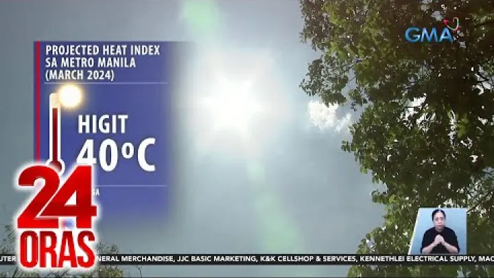 Preview image for the video "PAGASA: Cieplejsza pogoda spodziewana od marca do maja; możliwe, że przekroczy... | 24 Oras".