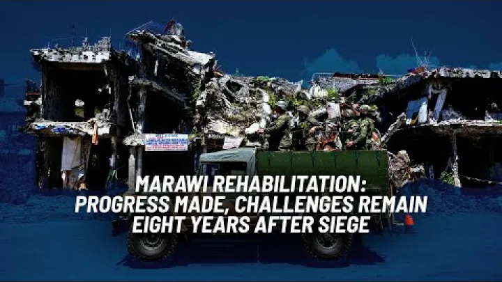 Preview image for the video "Odbudowa miasta Marawi: Postępy i wyzwania osiem lat po oblężeniu".