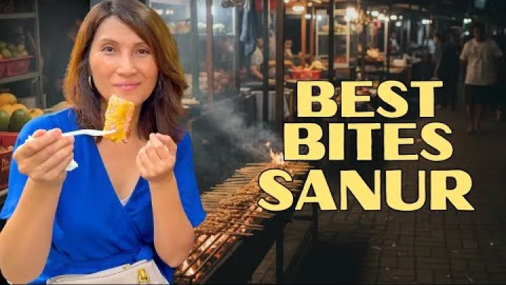 Preview image for the video "Noční trh v Sanuru: Je toto nejlepší pouliční jídlo na Bali? | Trh Sindhu".