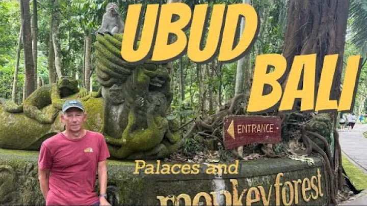 Preview image for the video "Ubud Parte 3: Visitamos el Bosque de los Monos, el Palacio y el Palacio de Agua de Ubud — Esto es lo que pasó".