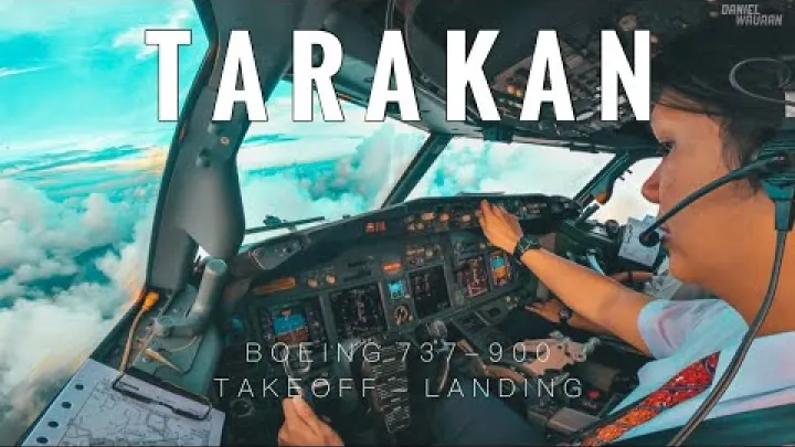 Preview image for the video "BALIKPAPAN - TARAKAN // POHLED Z KOKPITU".