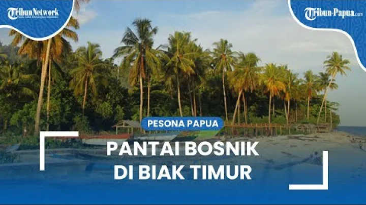 Preview image for the video "Pláž Bosnik ve východním Biaku blízko centra města: Možnost relaxace, plavání a šnorchlování".