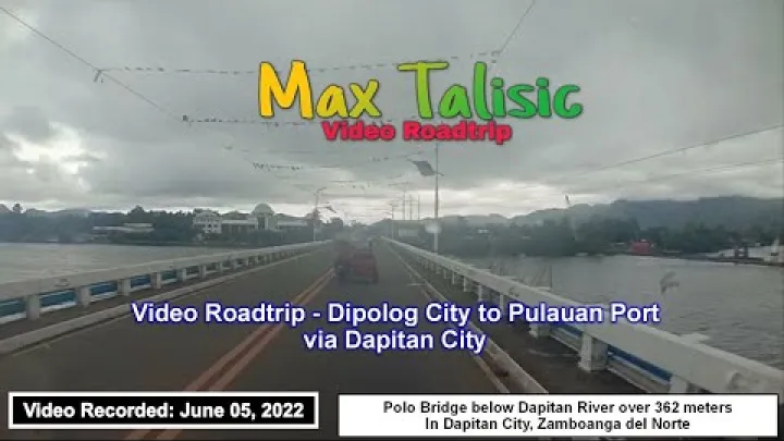 Preview image for the video "Video-roadtrip - Dipolog City til Pulauan Port via Dapitan City".