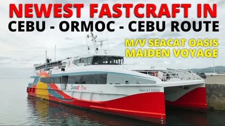 Preview image for the video "Najnoviji brzi brod na ruti od Cebu Cityja do Ormoc Cityja | Seacat Oasis | Putovanja po Filipinima".