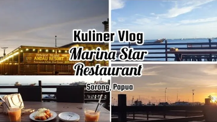 Preview image for the video "Restaurace s mořskými plody Marina Star, Sorong, Papua".
