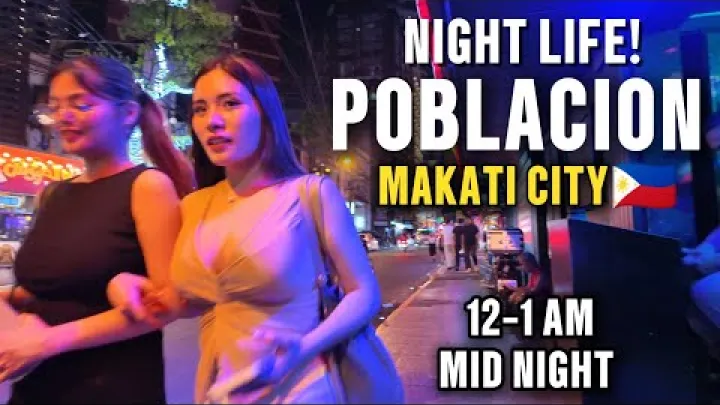 Preview image for the video "🔥, Jeg gik gennem Poblacion, Makati kl. 00:00-01:00... Her er hvad der skete 🇵🇭| Gåtur i [4K]".